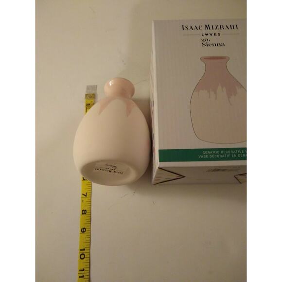 Issac Mizrahi Loves xo, Sienna Vase New in Box - Picture 5 of 6
